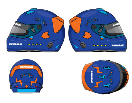 Racing Team Helmet Design